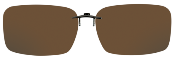 Eco Clip 9002 brown uncutted  for metal frames size 58 7000
